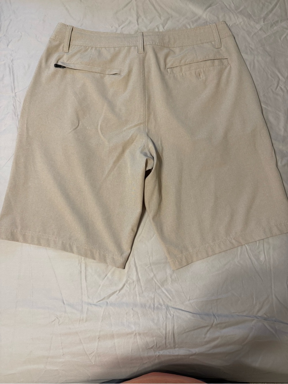 Hang Ten Men's Khaki Flat-Front Shorts - Picture 7 of 10